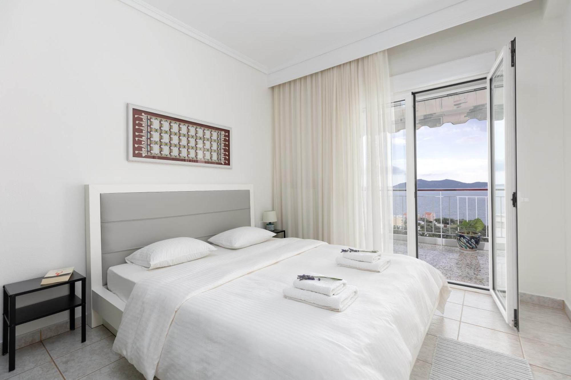 Mimoza'S Sea View Apartment Палеон-Цифликион Экстерьер фото