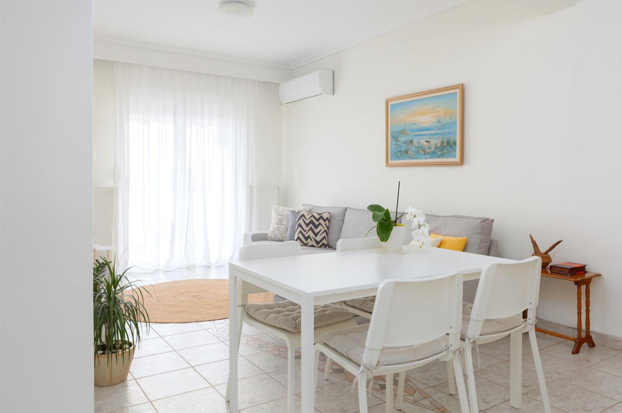 Mimoza'S Sea View Apartment Палеон-Цифликион Экстерьер фото